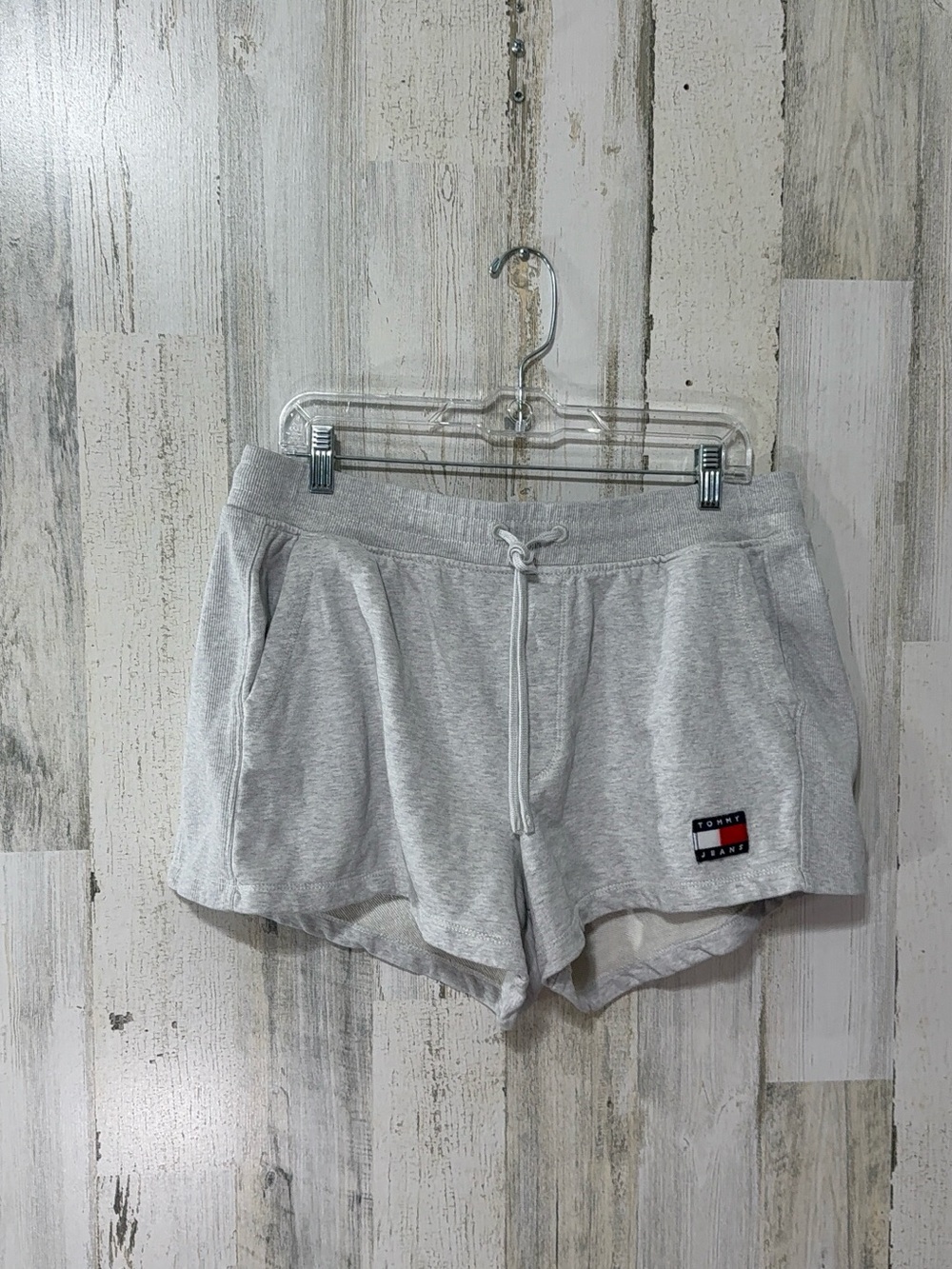 Tommy Hilfiger Sweat Shorts Heather Gray Athletic Drawstring Shorts